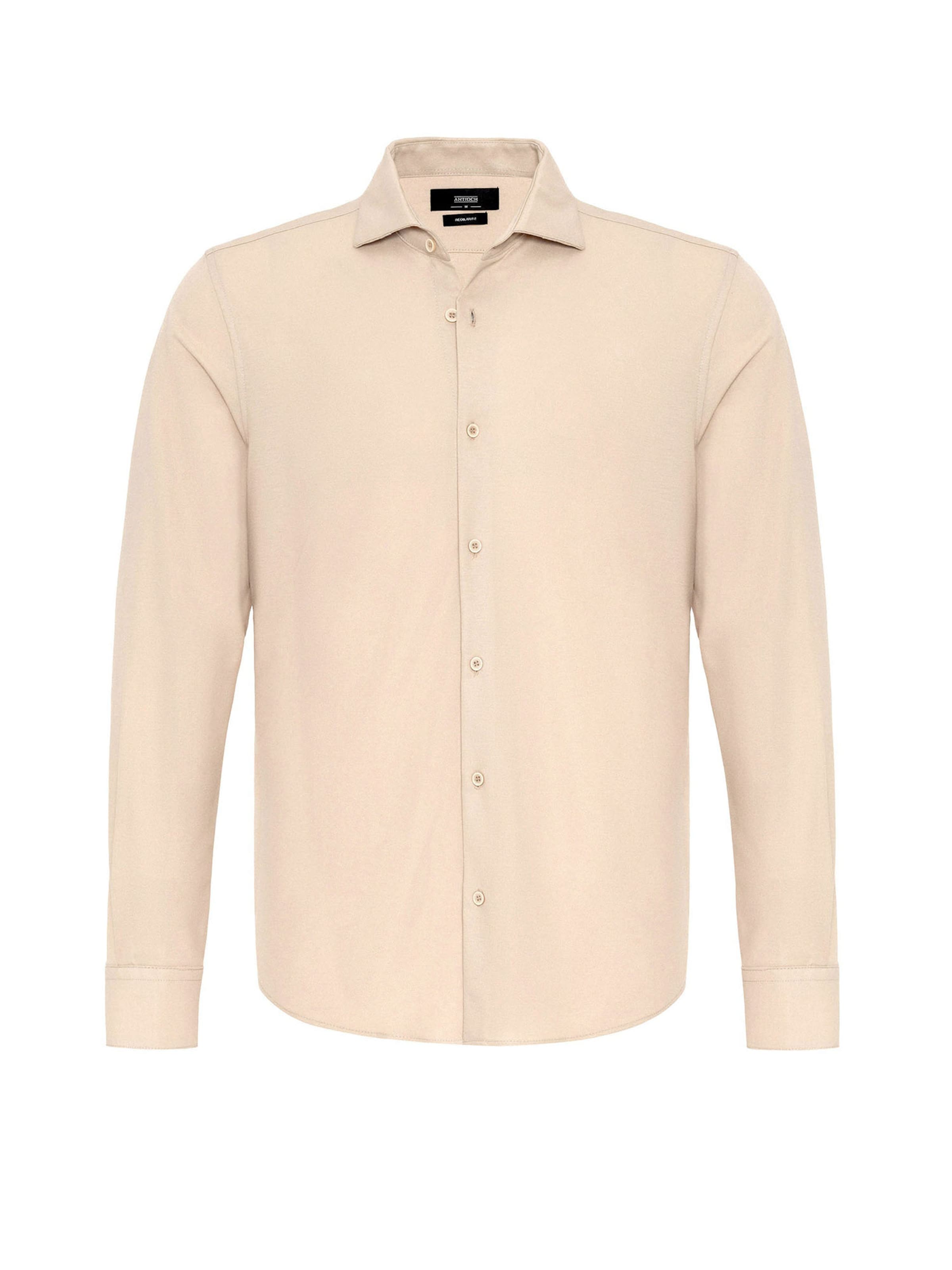 Antioch Средняя посадка Рубашка в Бежевый: спереди