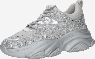 Sneaker bassa 'Privy' di STEVE MADDEN in argento: frontale