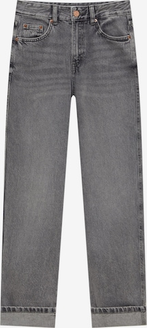 Pull&Bear Regular Jeans in Grey: front