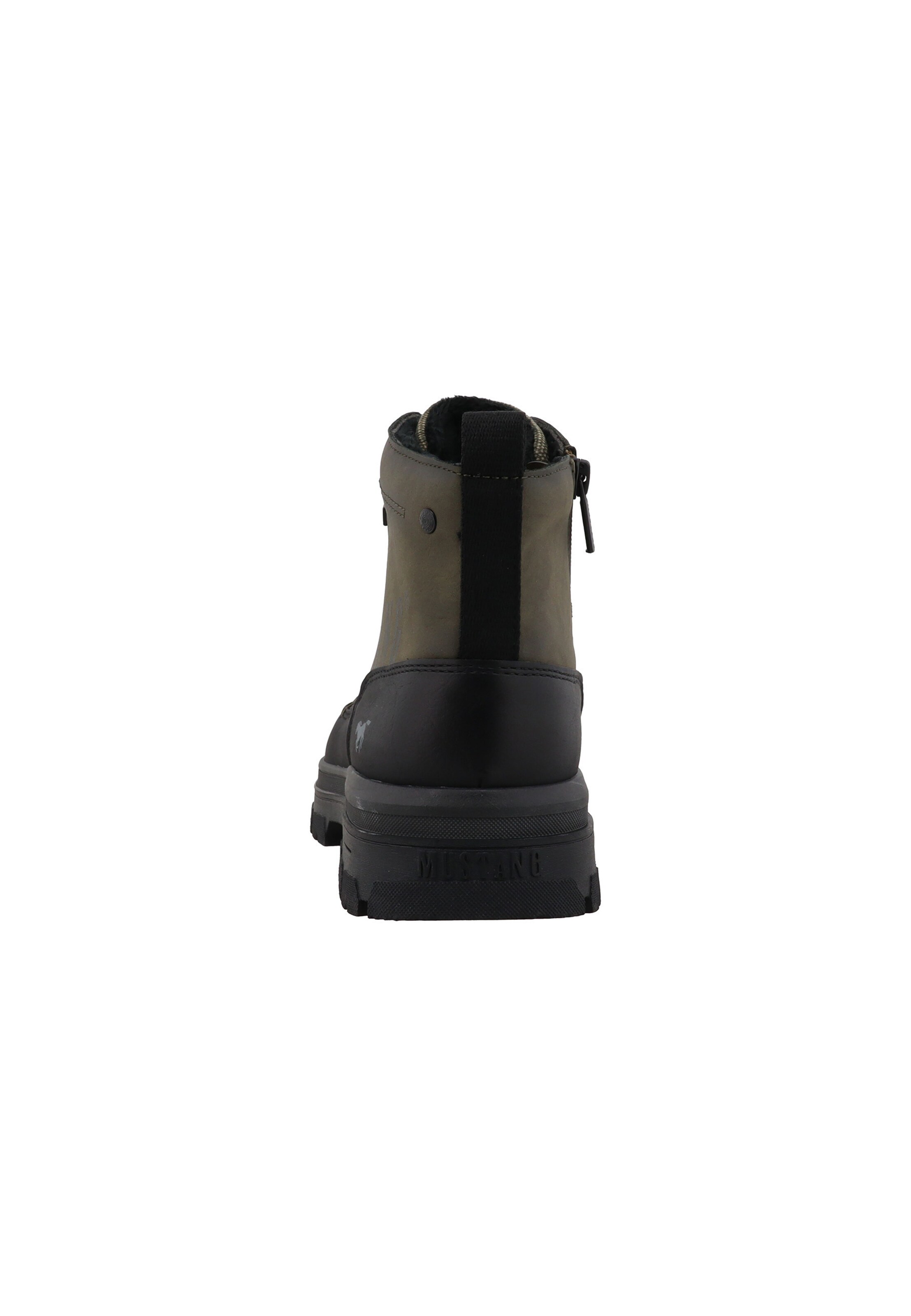 MUSTANG - Botas com atacadores em verde