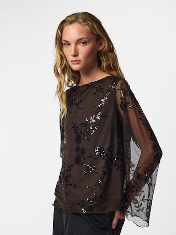 PIECES Shirts 'PCEVITA' i brun: forside