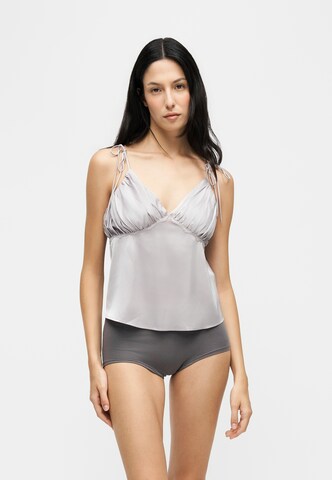 Chemise de nuit Abercrombie & Fitch en bleu : devant