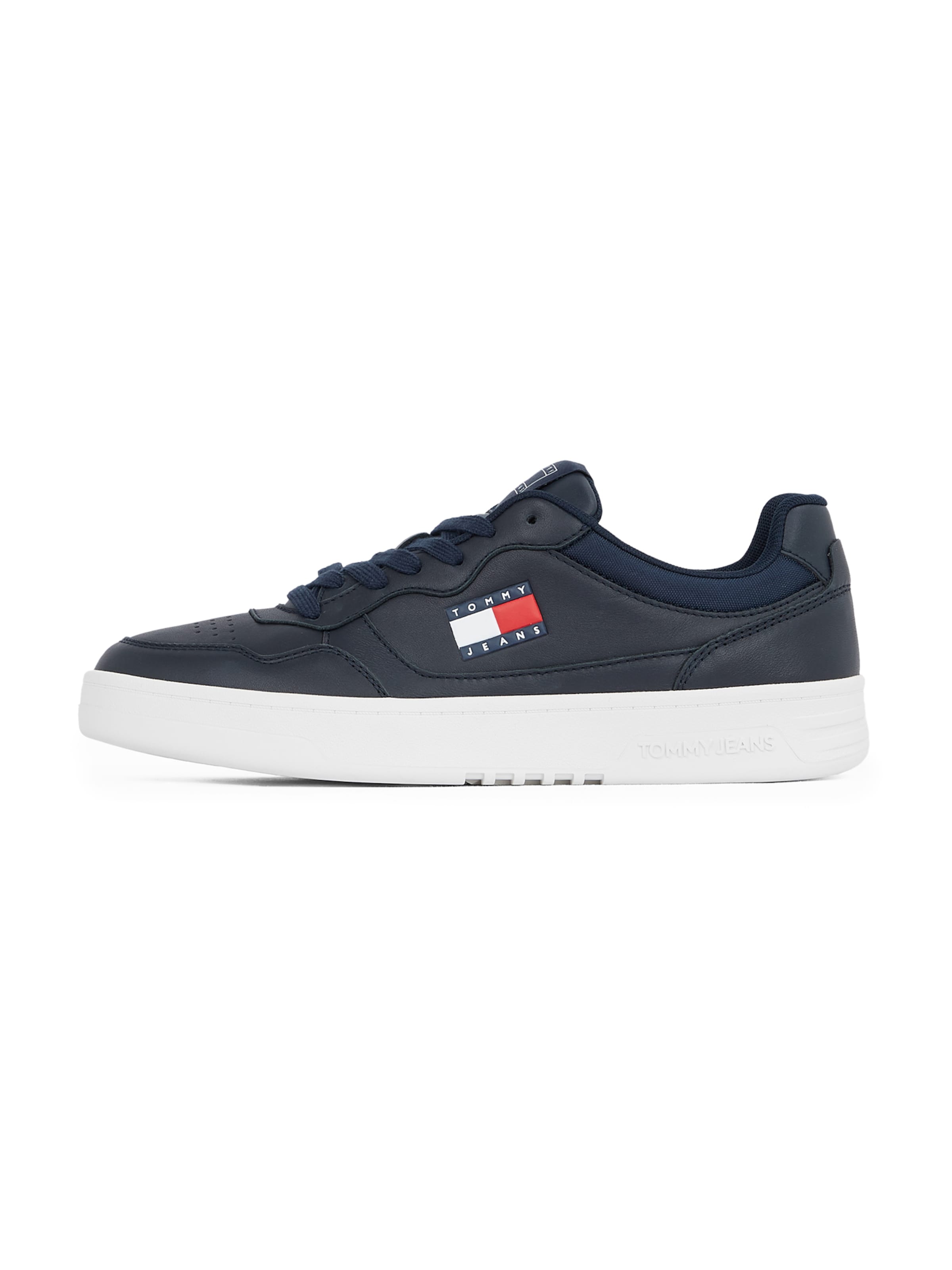 Tommy Jeans - Zapatillas deportivas bajas 'ESS' en azul: frente
