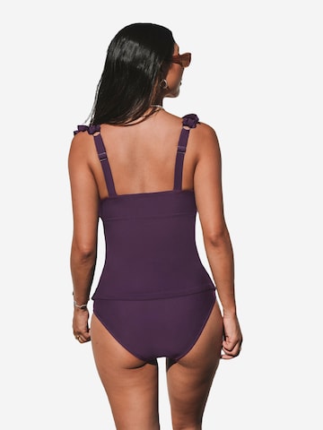 Cupshe Tankini in Lila