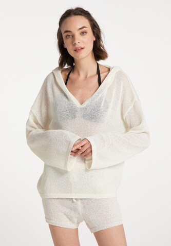 Pullover di IZIA in bianco: frontale