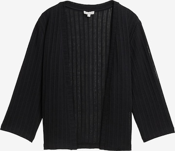 TOM TAILOR Strickjacke in Schwarz: Vorderseite