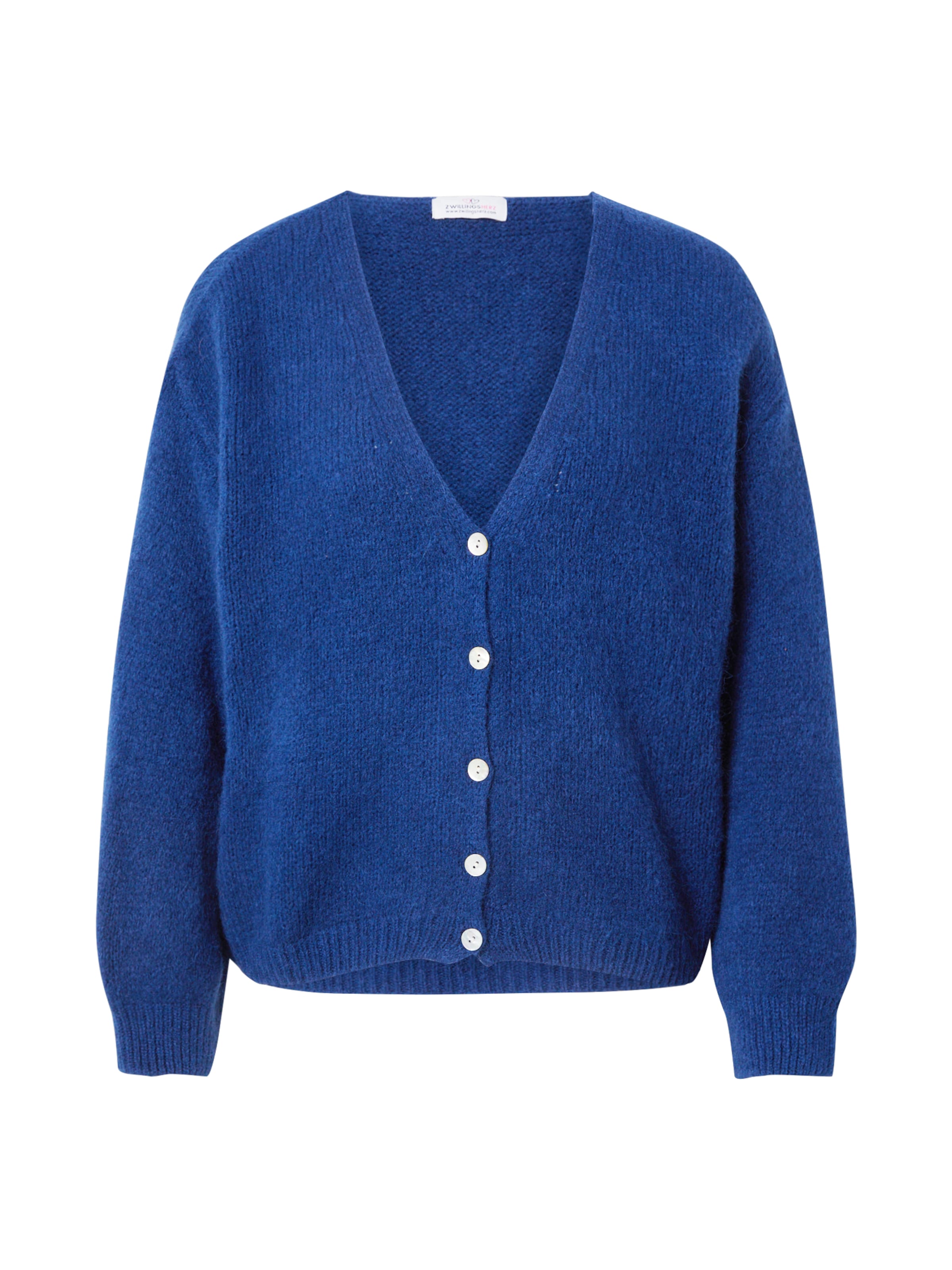 Zwillingsherz Cardigan i blå: forside