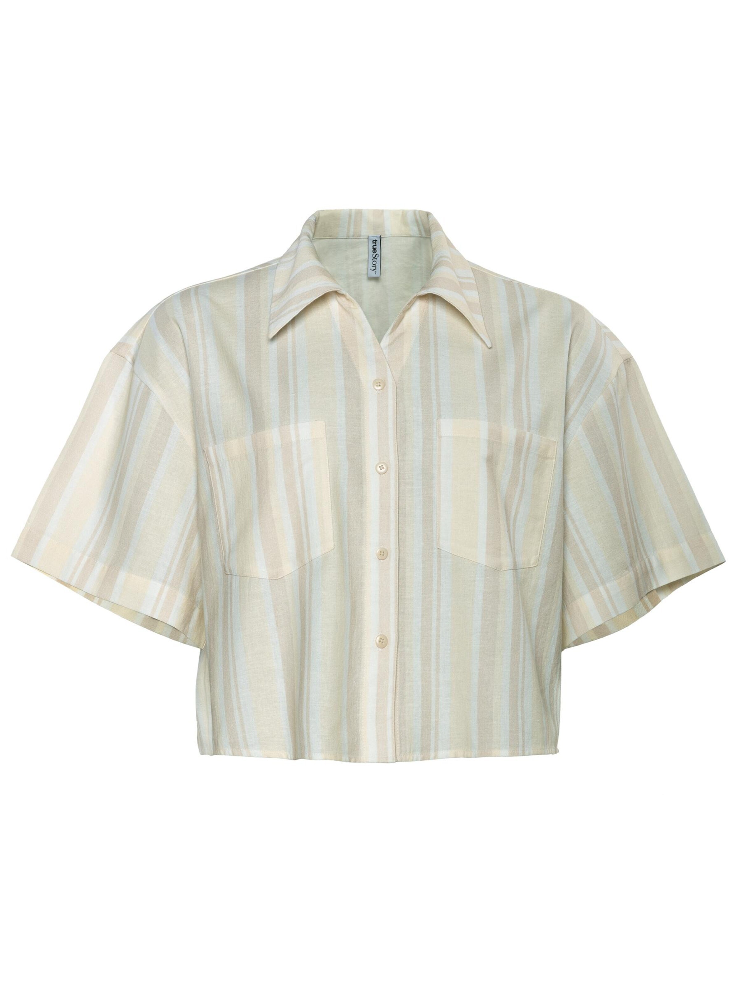 trueStory Blouse 'FEVEN' in L in Khaki, Item view