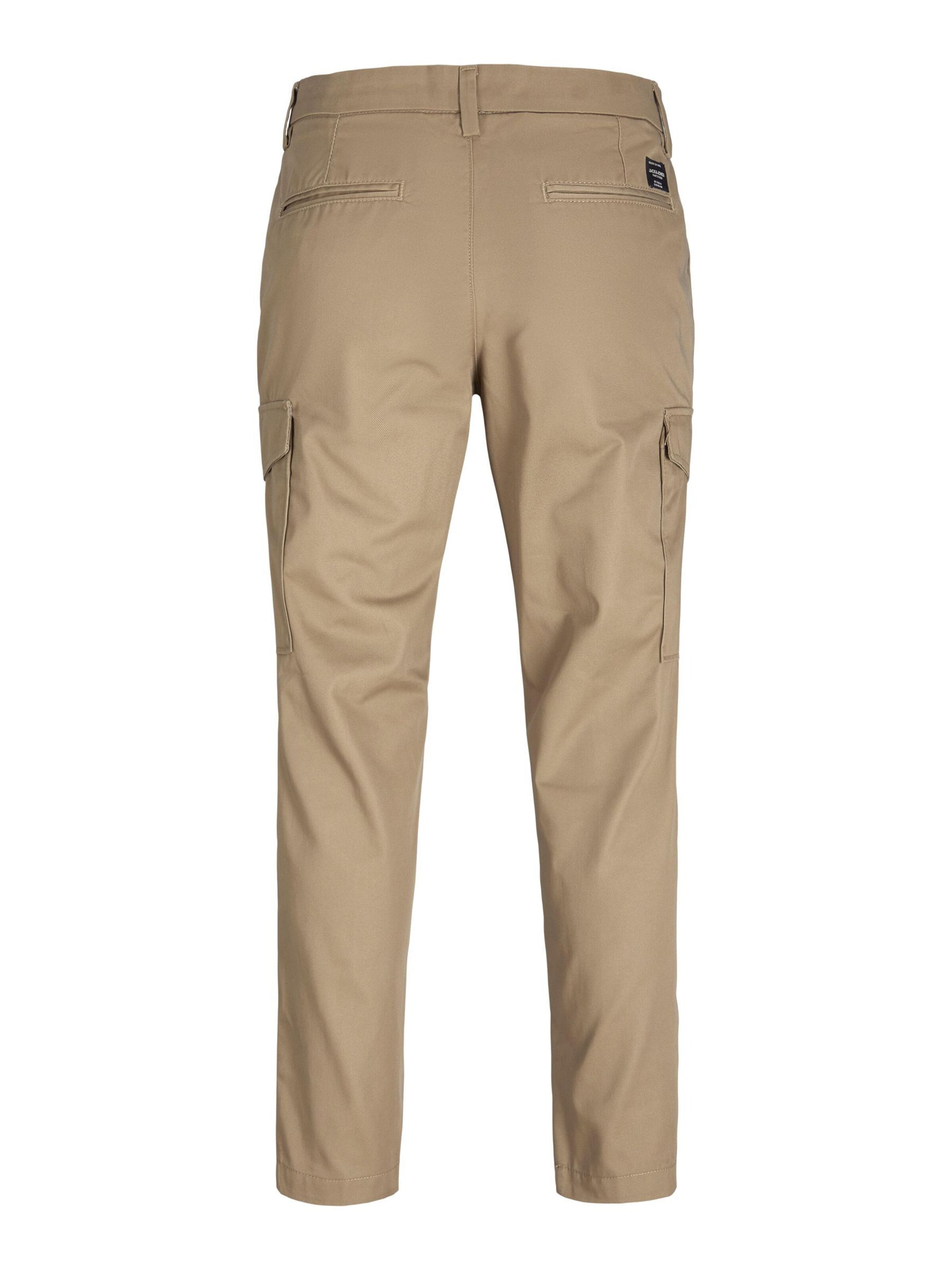 JACK & JONES Loosefit Cargohose in Braun