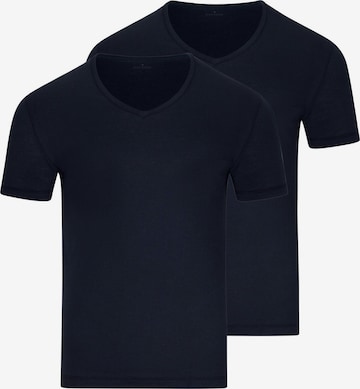 Ragman Undershirt 'Basic' in Blue: front