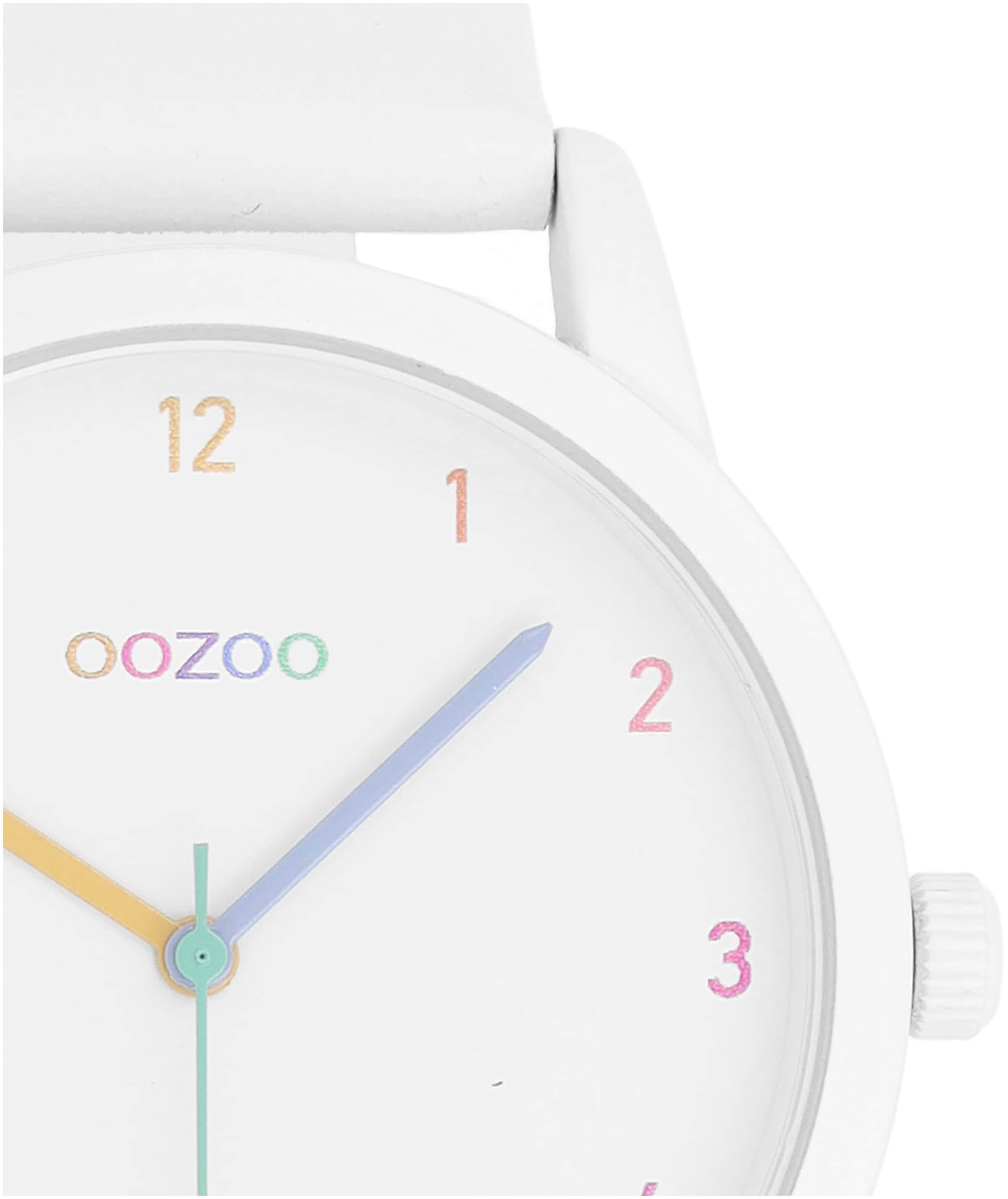 OOZOO Analog Watch in White