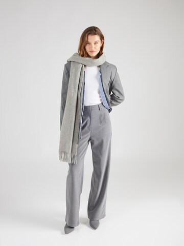 Warehouse Loose fit Trousers with creases in Grey