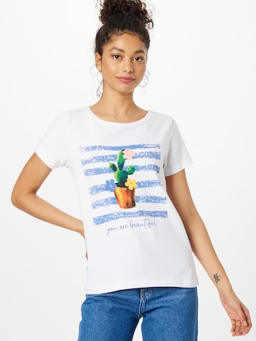 MORE & MORE - Camiseta en blanco: frente