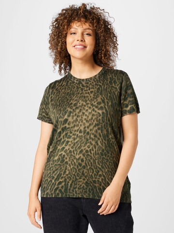 Lauren Ralph Lauren Plus - Jersey 'KONSUELO' en verde: frente