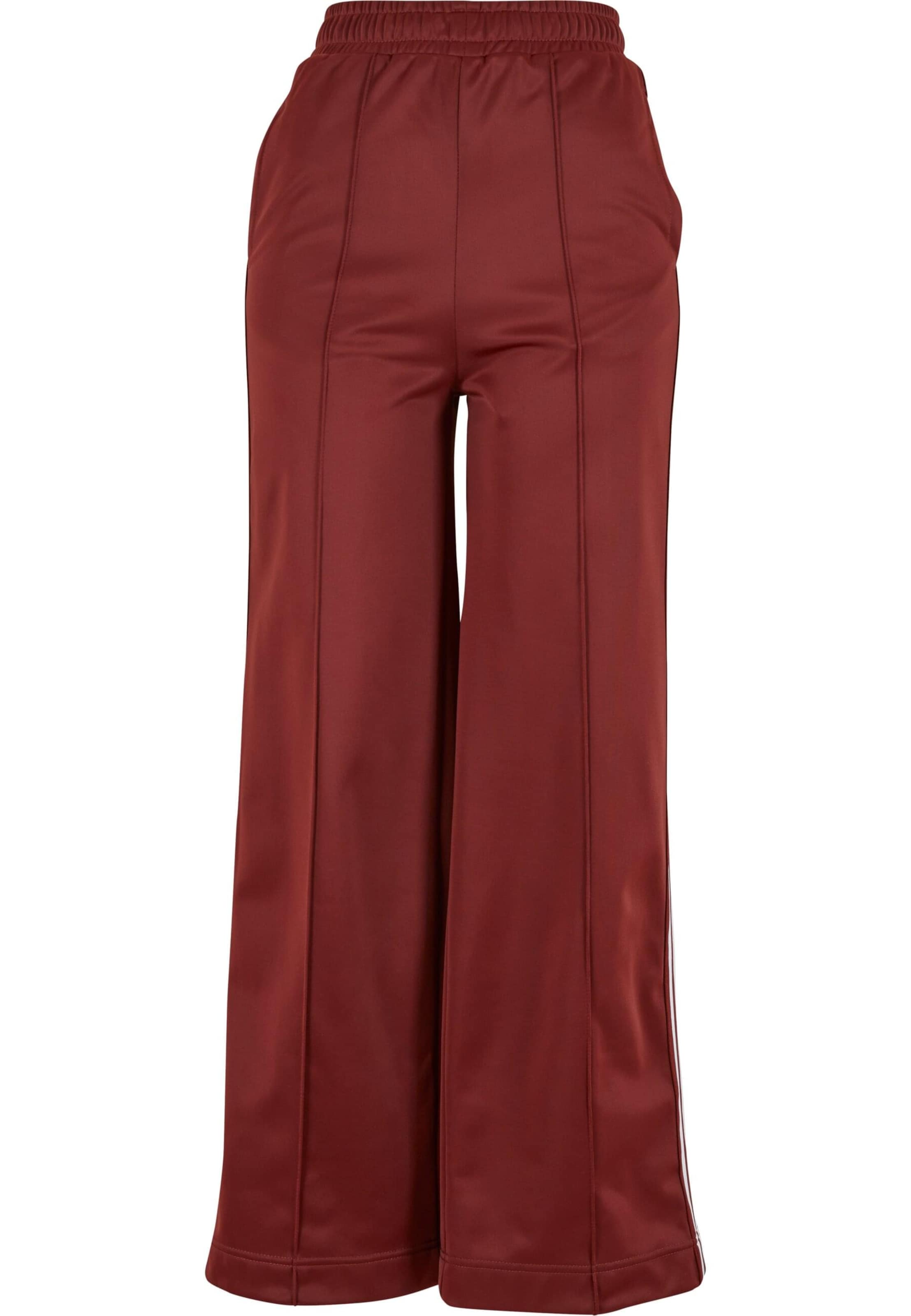 Wide leg Pantaloni di Urban Classics in rosso: frontale