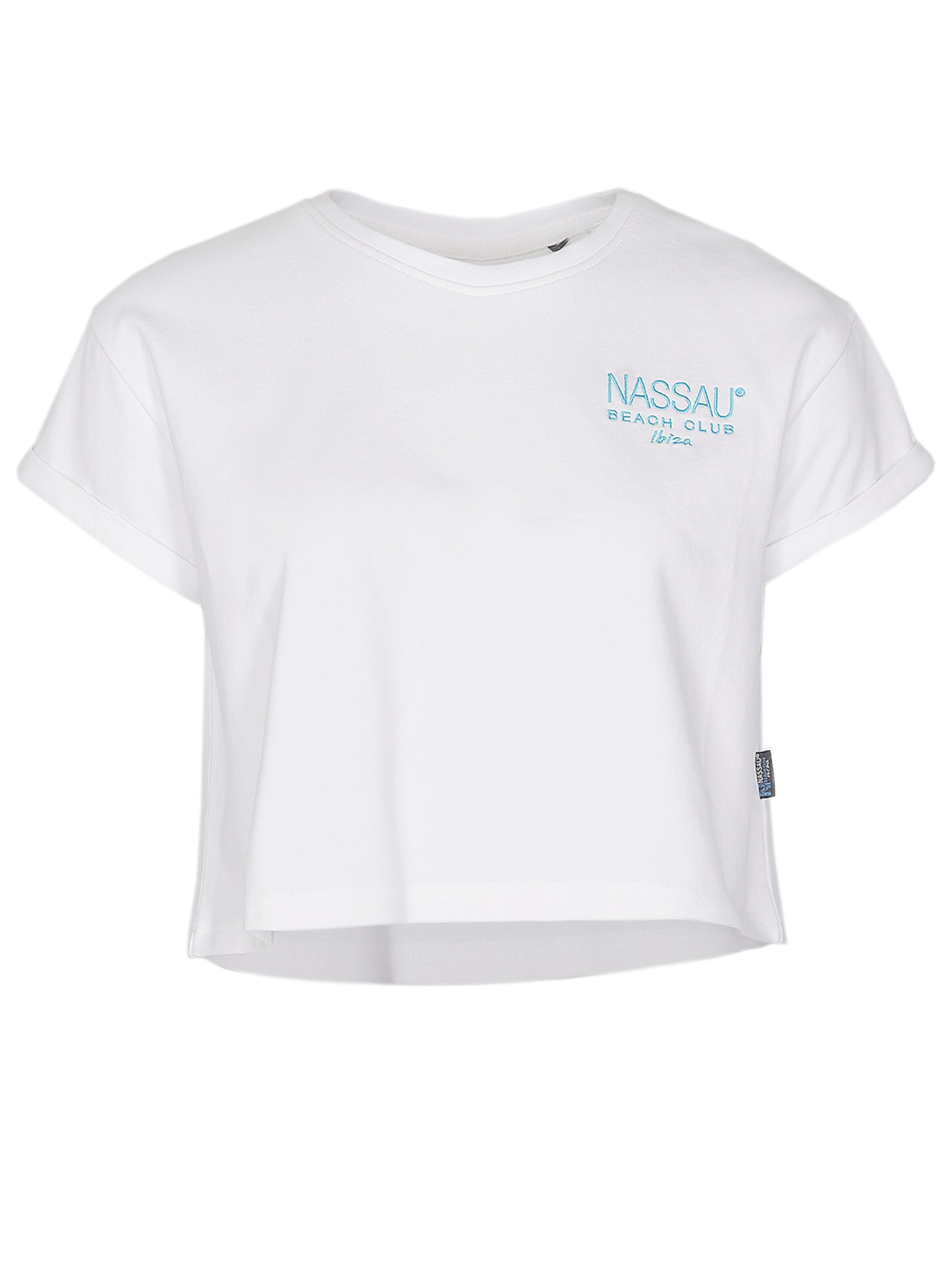 NASSAU Beach Club T-Shirt ' NB231037 ' in Weiß: Vorderseite