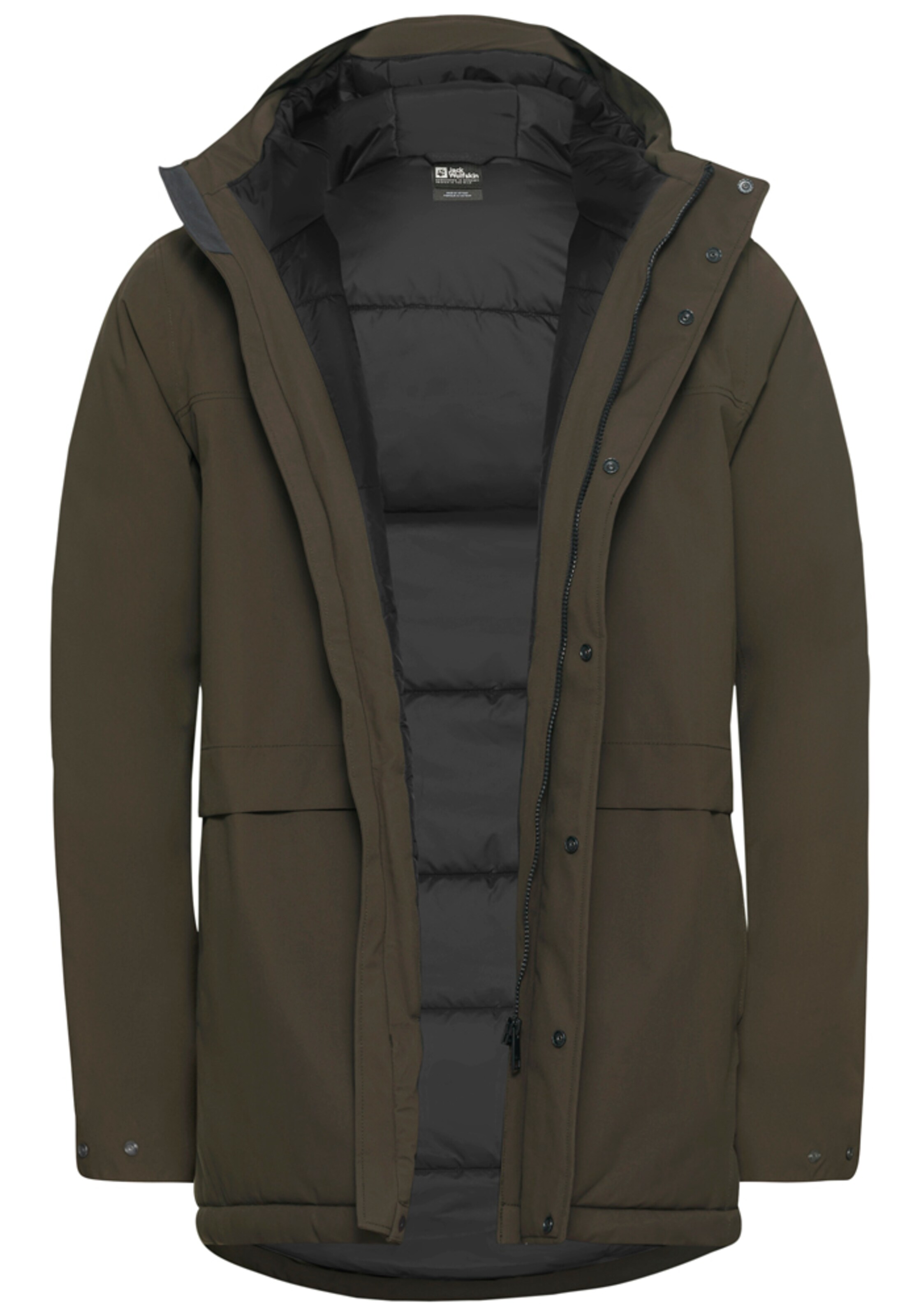 JACK WOLFSKIN Outdoorjas in Groen