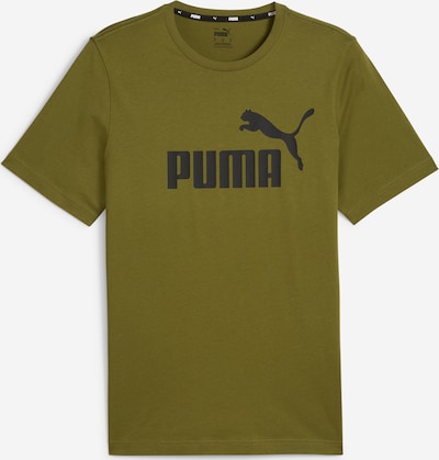 PUMA Λειτουργικό μπλουζάκι 'Essential' σε λαδί / μαύρο, Άποψη προϊόντος