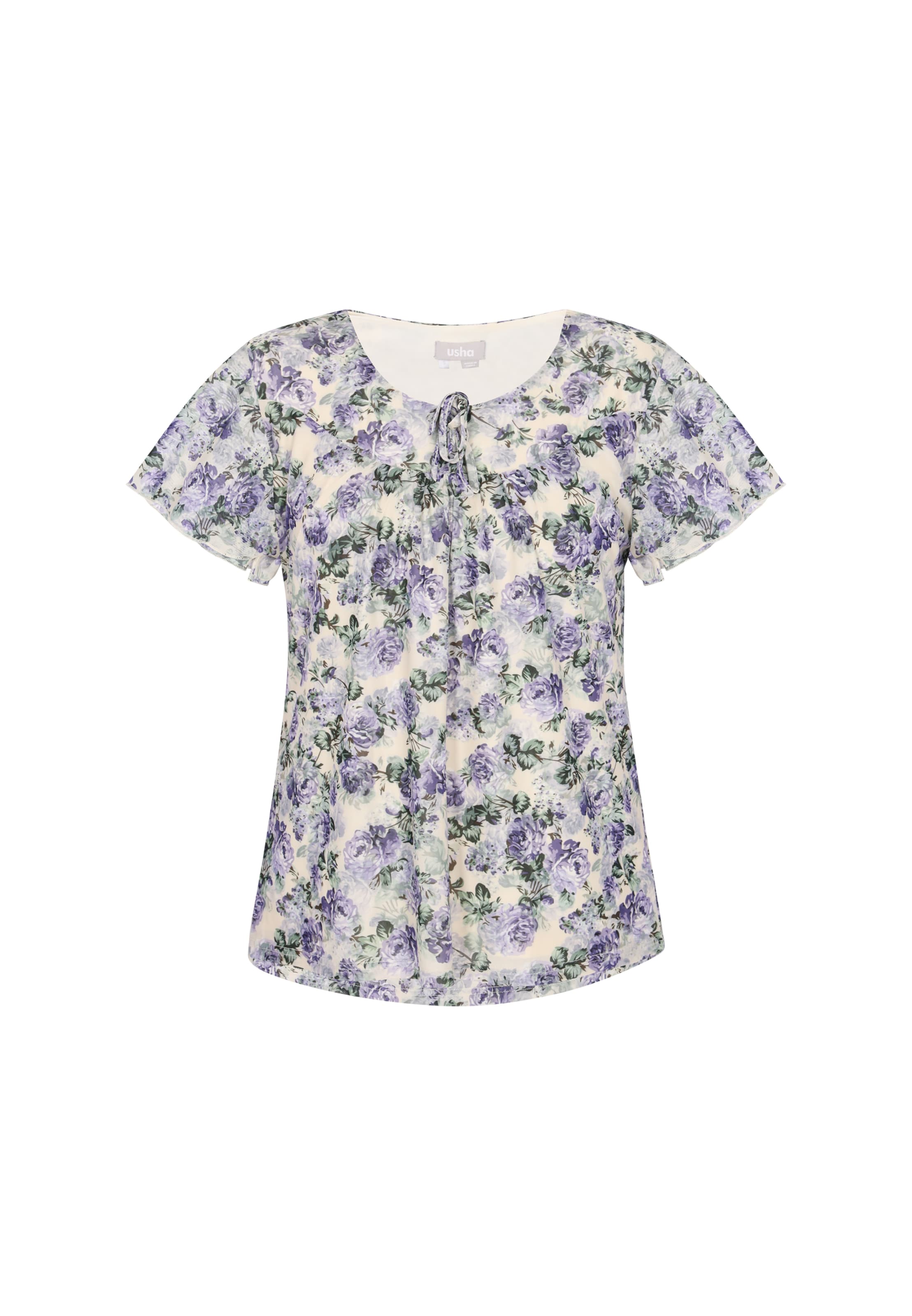 Usha Blouse in Lila: voorkant