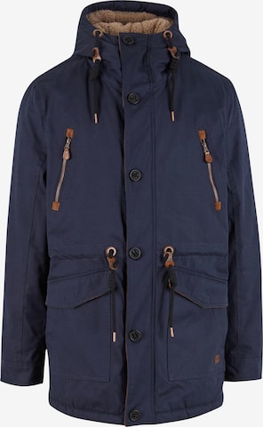 INDICODE JEANS Parka 'Gilles' in Blau: Vorderseite