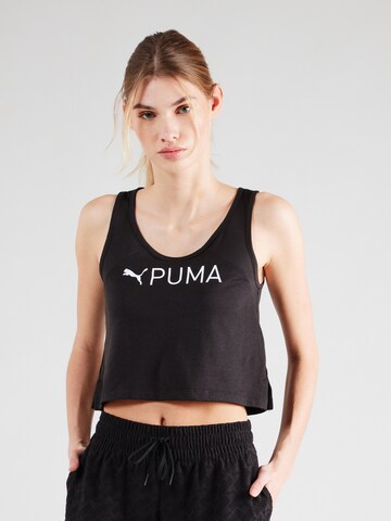 T-shirt fonctionnel 'SKIMMER' PUMA en noir : devant