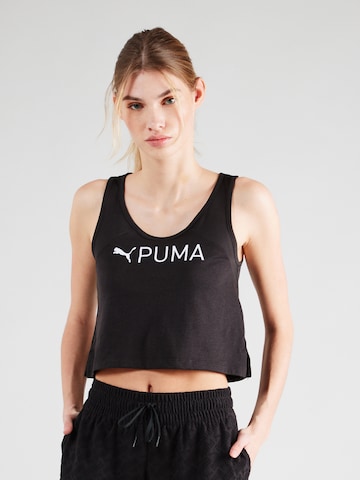 PUMA Functioneel shirt 'SKIMMER' in Zwart: voorkant