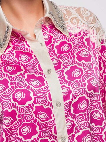 Ombre - Blusa en rosa