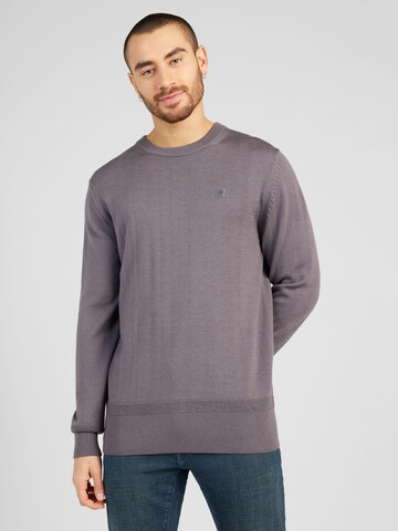 G-Star RAW Sweater in Grey: front