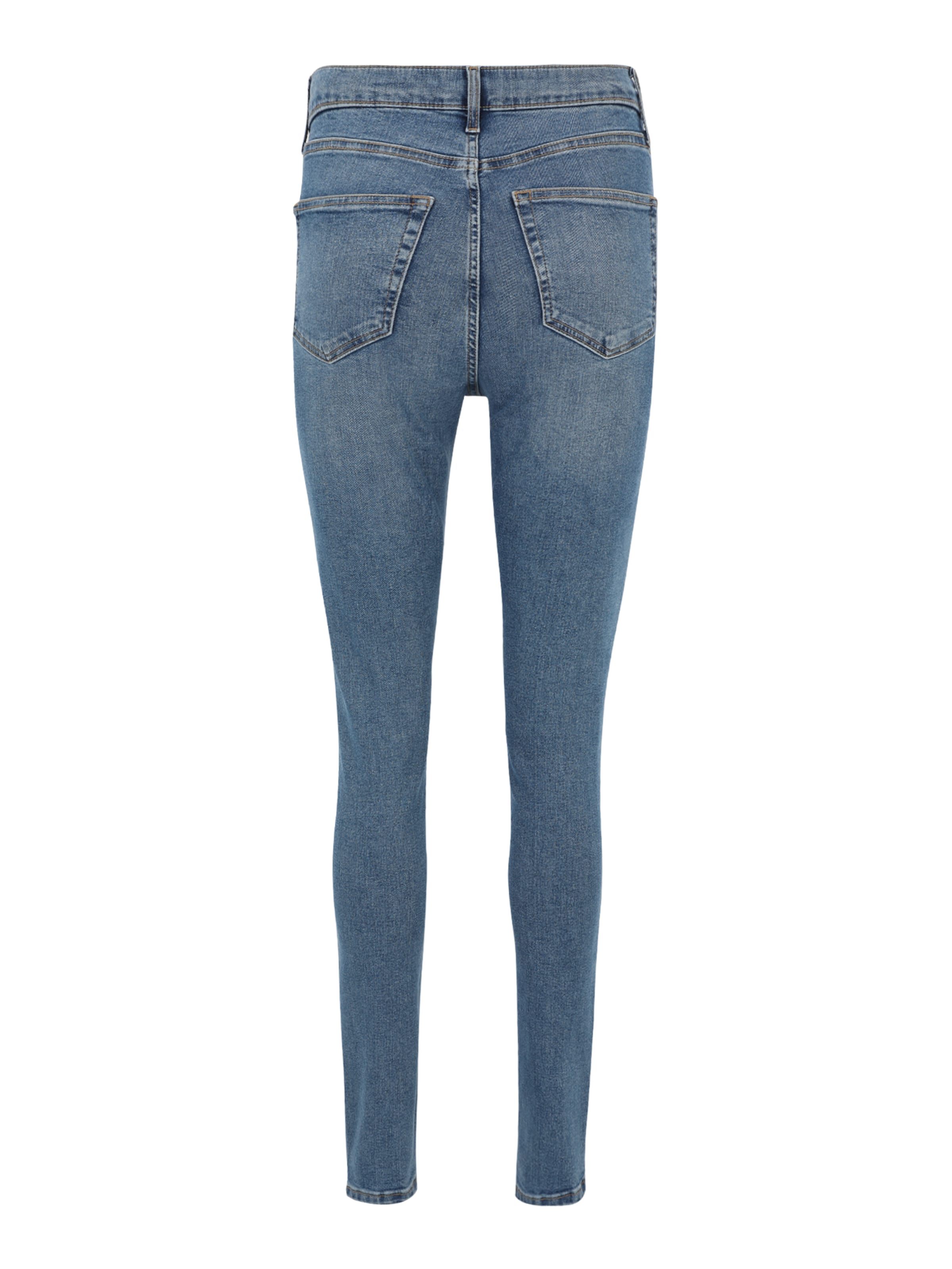 Topshop Tall Skinny Jeans 'Jamie' i blå