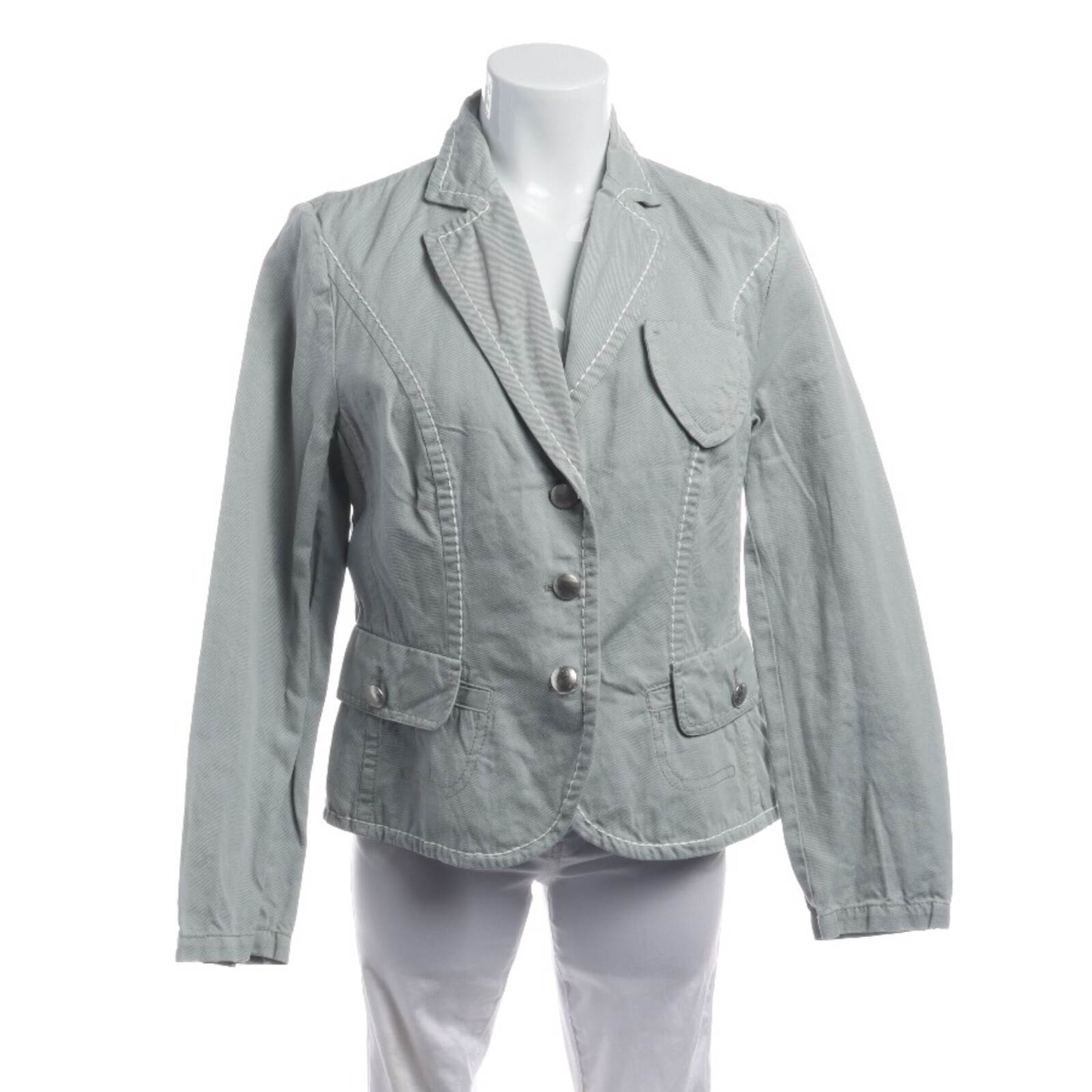 Marc Cain Jacket & Coat in XL in Green: front