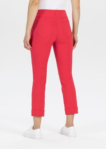 STEHMANN Slimfit Hose in Rot