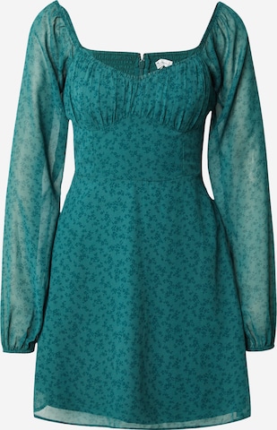 HOLLISTER - Vestido 'SWEETHEART' en verde: frente