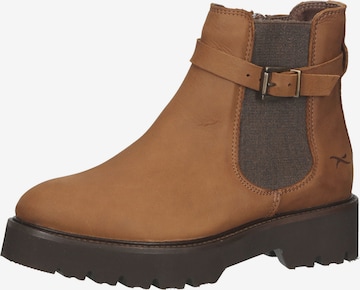 BRAX Chelsea Boots in Brown: front