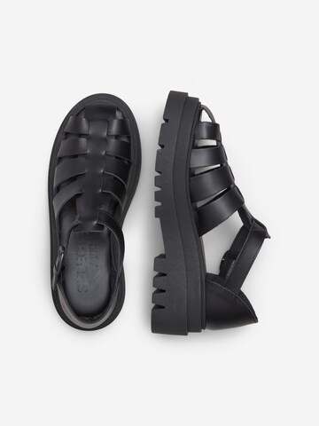 SELECTED FEMME Sandals 'Louise' in Black