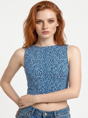 Alexa Dash Top in Blauw: voorkant
