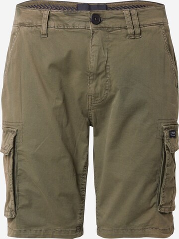 Regular Pantalon cargo BLEND en vert : devant