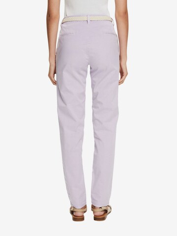 ESPRIT Slimfit Hose in Lila