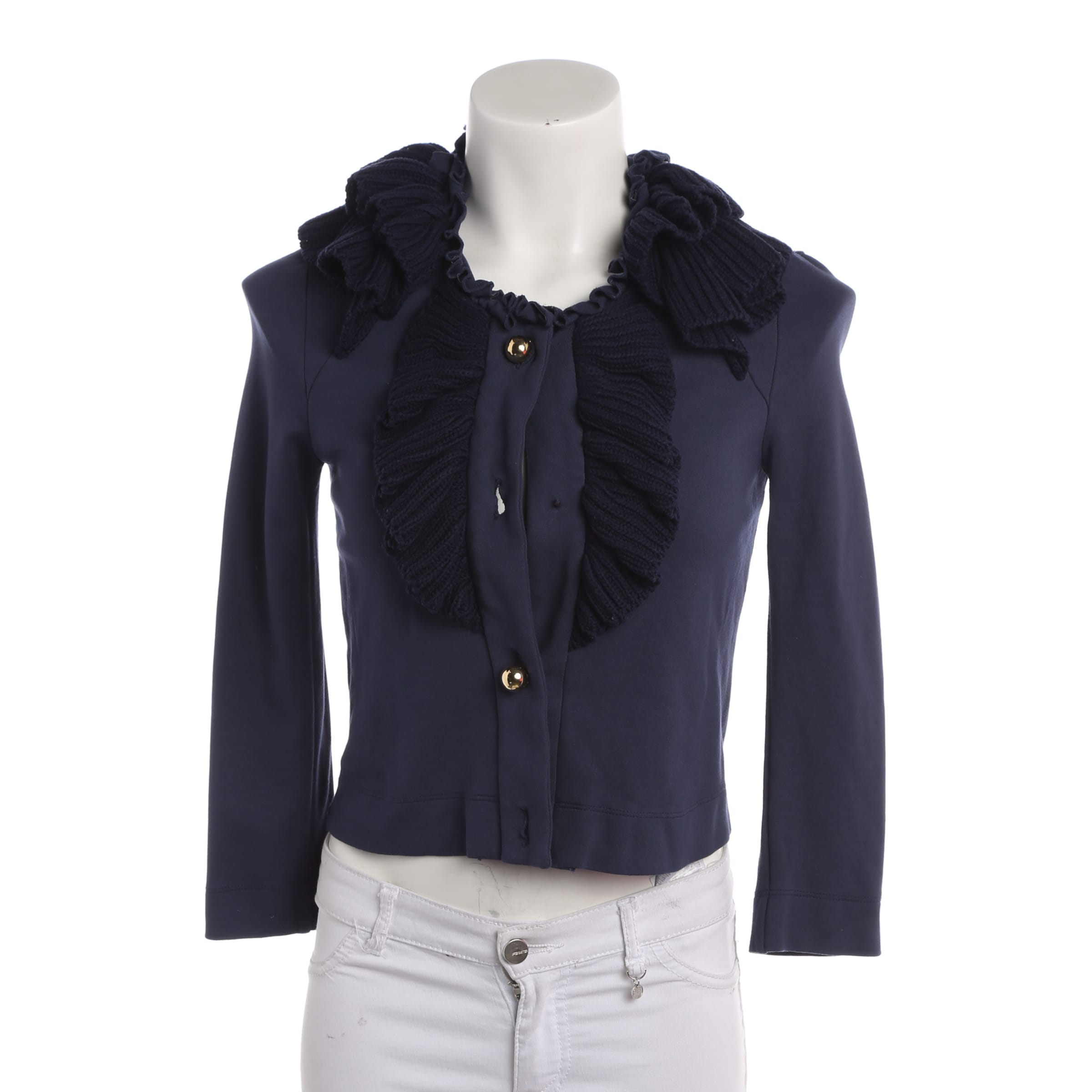 VALENTINO Pullover / Strickjacke S in Blau: Vorderseite