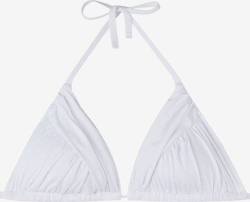 CALZEDONIA Triangle Bikini Top 'TIMELESS DIVA' in White: front