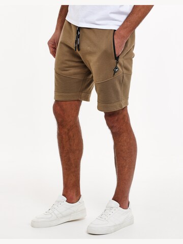 Threadbare Regular Shorts 'Josh' in Grau: predná strana