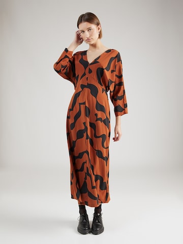 Robe 'Bara' VERO MODA en marron : devant