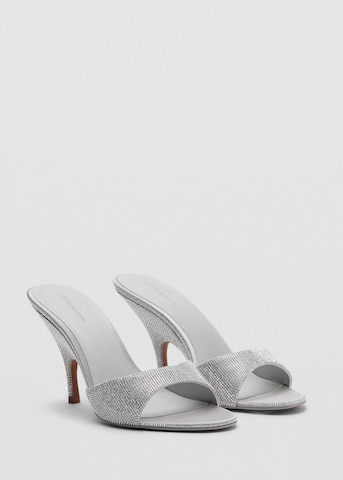 MANGO Sandale 'Elodie2' in Silber