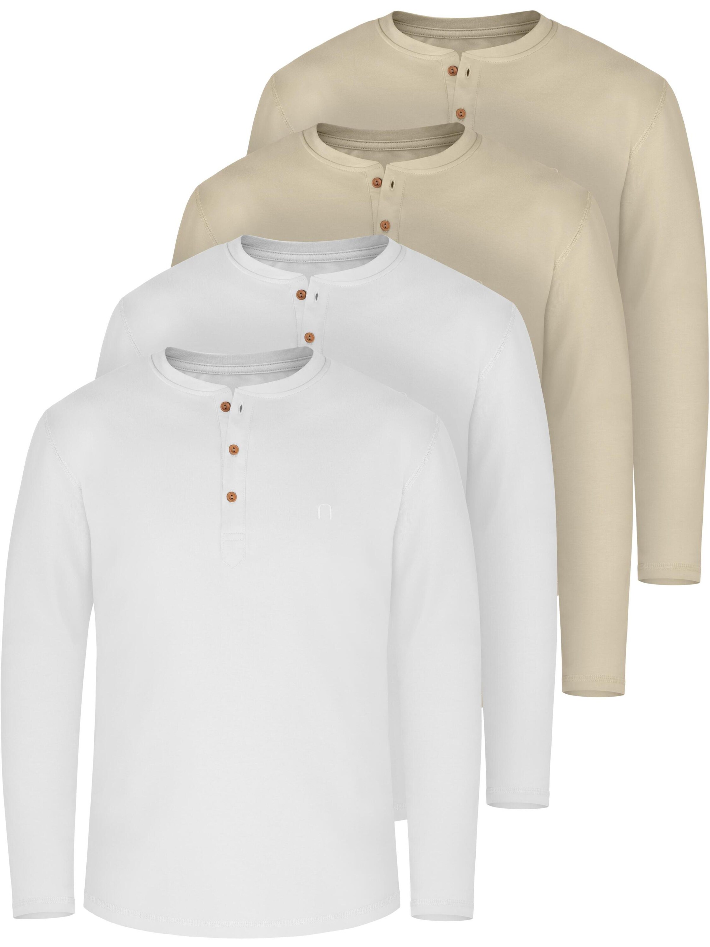 T-Shirt 'Neuville' normani en beige : devant