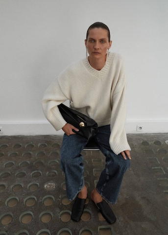 MANGO Sweater 'Juana' in Beige