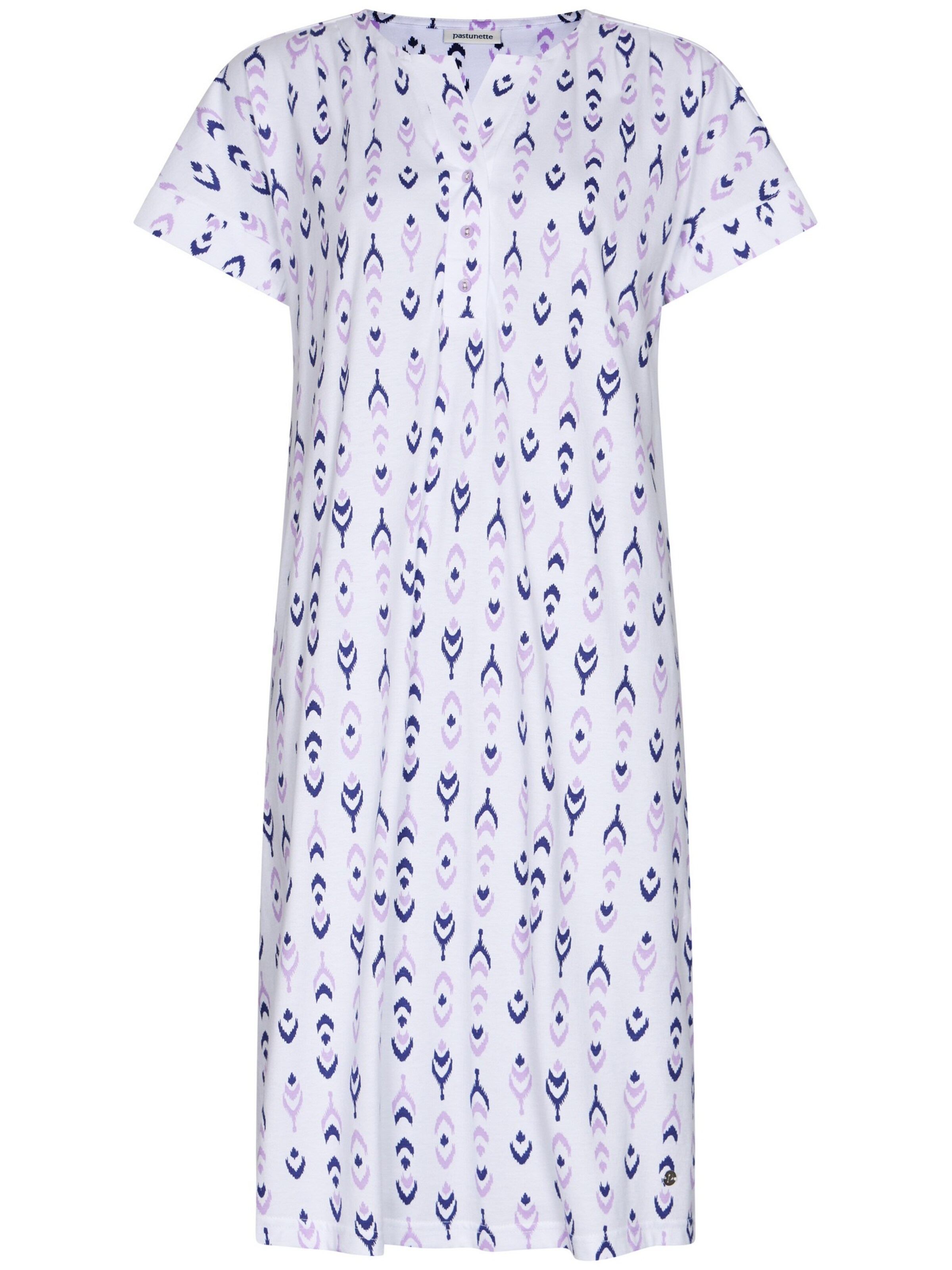 Pastunette Nightgown 'Nightdress with buttons (100 cm)' in Blue: front