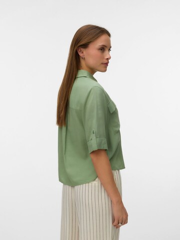 VERO MODA Bluse 'AWRyder' in Grün