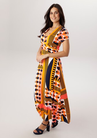 Aniston SELECTED Kleid in Orange