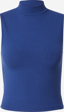 EDITED Top 'Kaori' in Blauw: voorkant