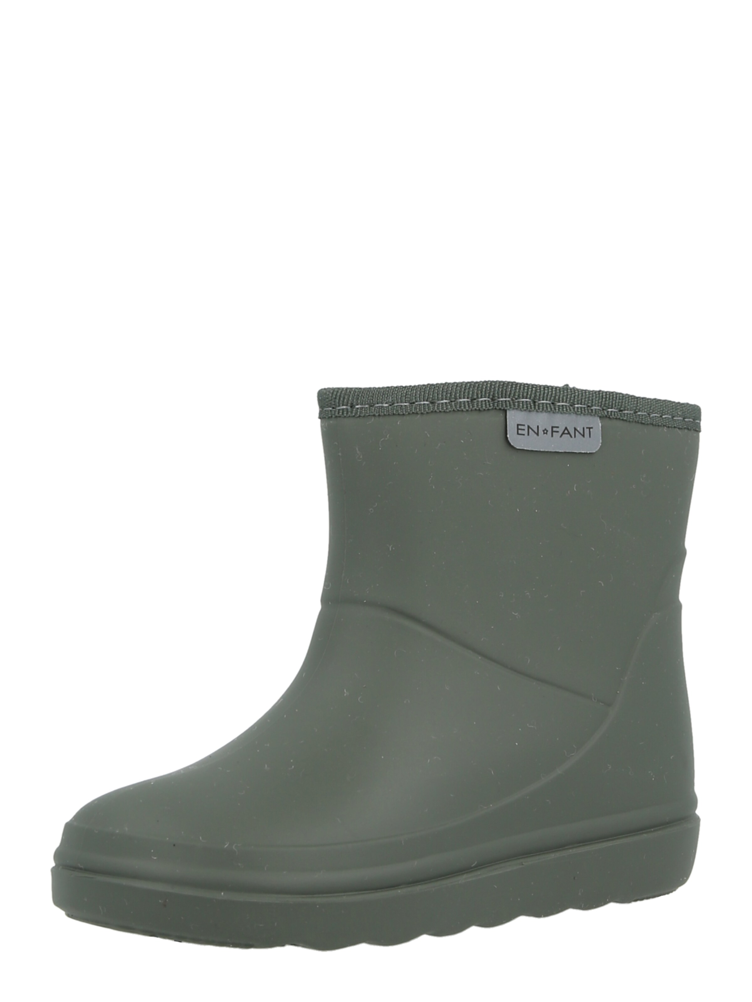 EN FANT - Bota de borracha em verde: frente