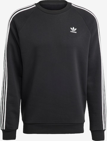 ADIDAS ORIGINALS Sweatshirt 'Adicolor Classics 3-Stripes' in Zwart: voorkant